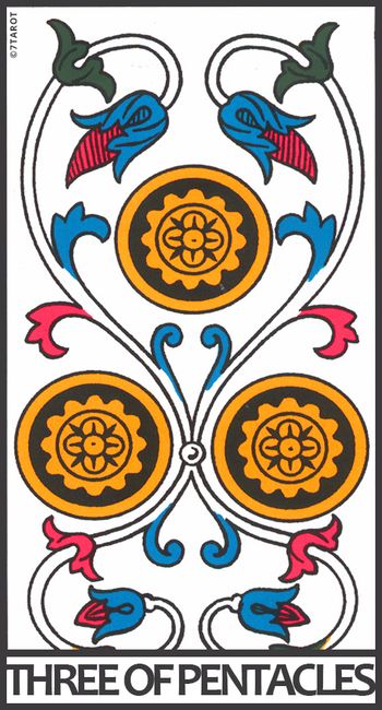 Three of pentacles